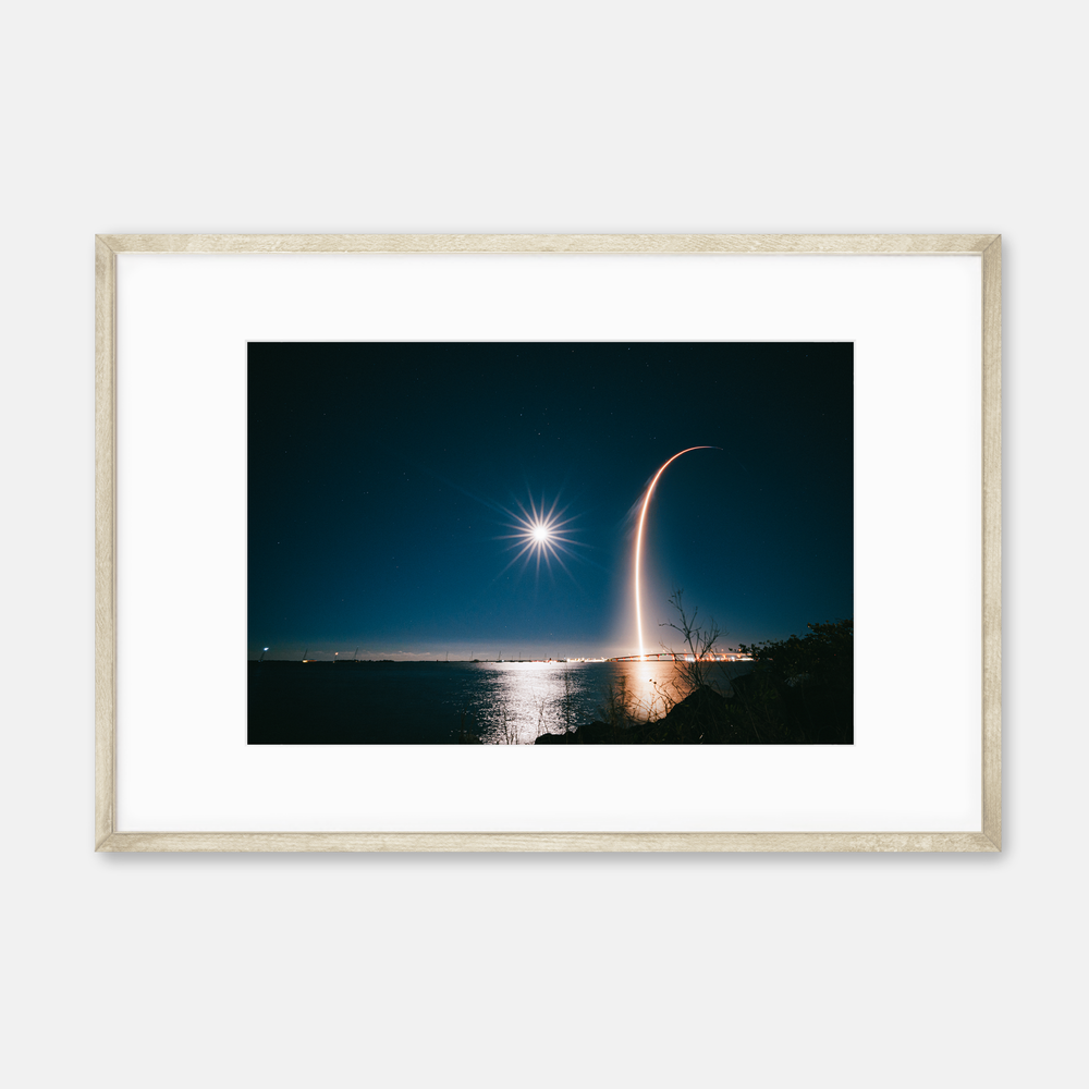 Starlink 4-6 & Wolf Moon 21' — Framed Print — Hyprlyte™